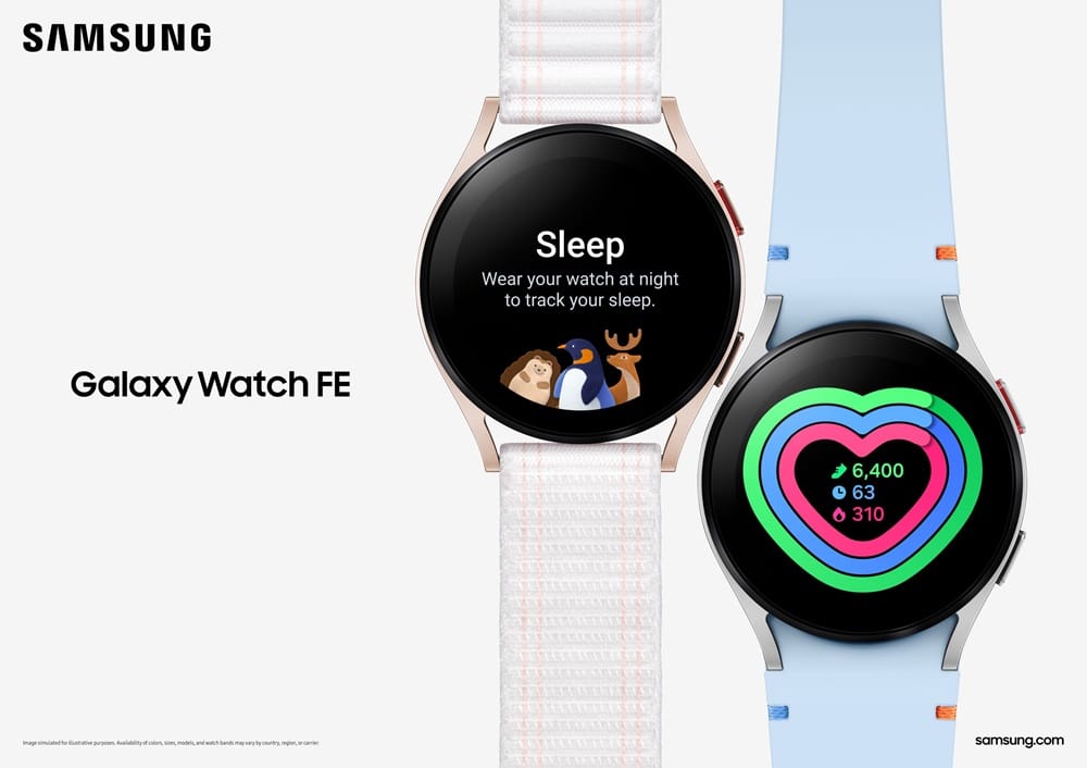 Galaxy Watch FE with advanced health monitoring technology