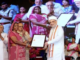 Amit Shah distributes citizenship certificates under CAA in Ahmedabad